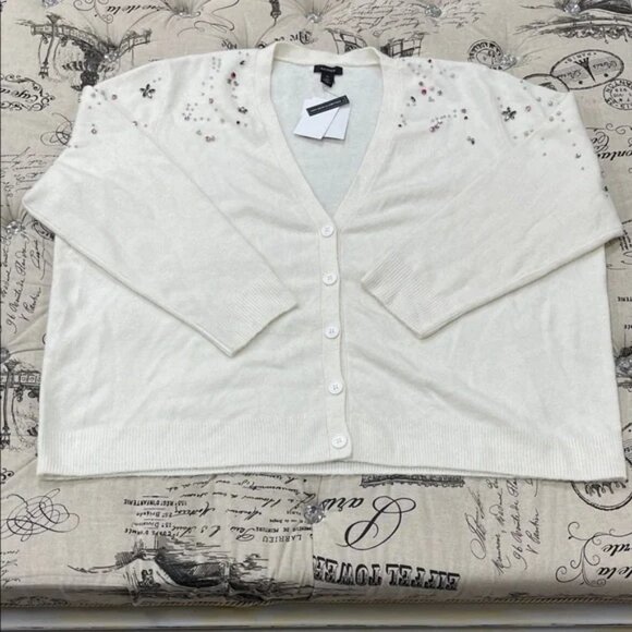 Halogen Women's Plus Size Cardigan - Picture 2 of 11